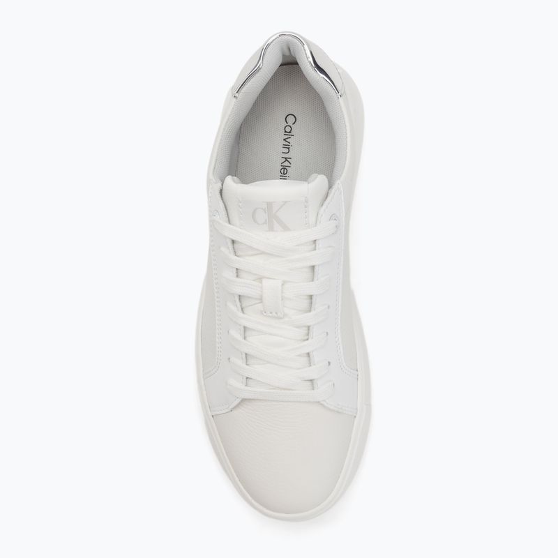 Calvin Klein дамски обувки YW0YW01769 Chunky Cupsole Low Mg bright white/silver 5