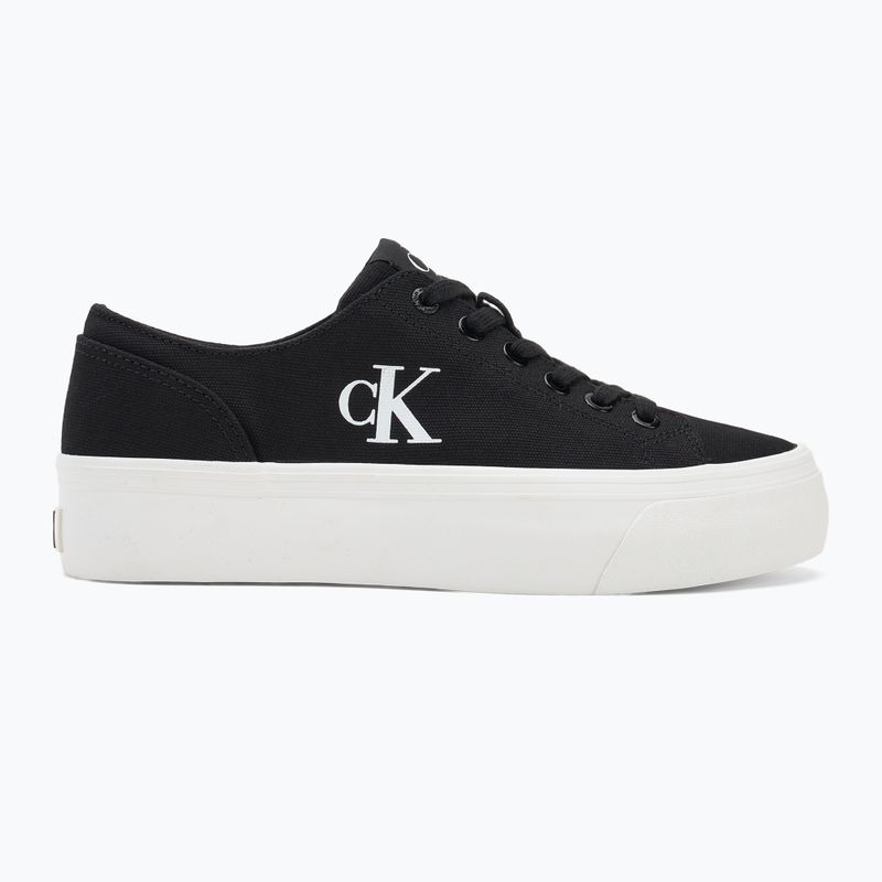 Calvin Klein дамски маратонки YW0YW01763 Vulc Flatform Low Cv MG black/bright white 2