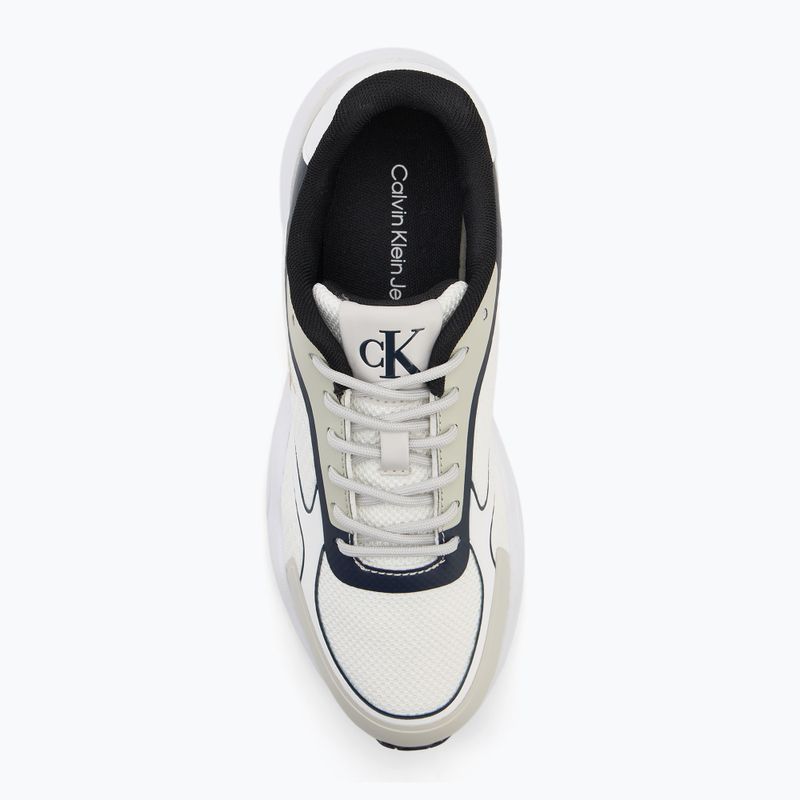 Calvin Klein дамски обувки YW0YW01887 Retro Tennis Knit Mg bright white/silver bich/navy 5