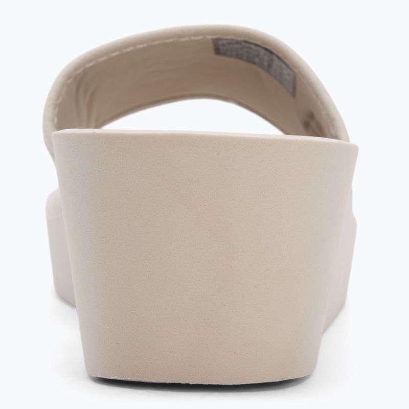 Calvin Klein дамски джапанки YW0YW01725 Beach Wedge Slide Canvas eggshell 6