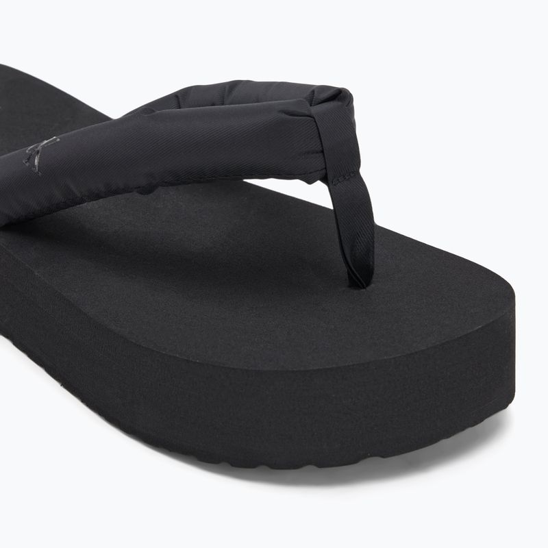 Дамски плажен сандал с плоска форма Calvin Klein YW0YW01723 Ttxr Сатенени джапанки в черно 7