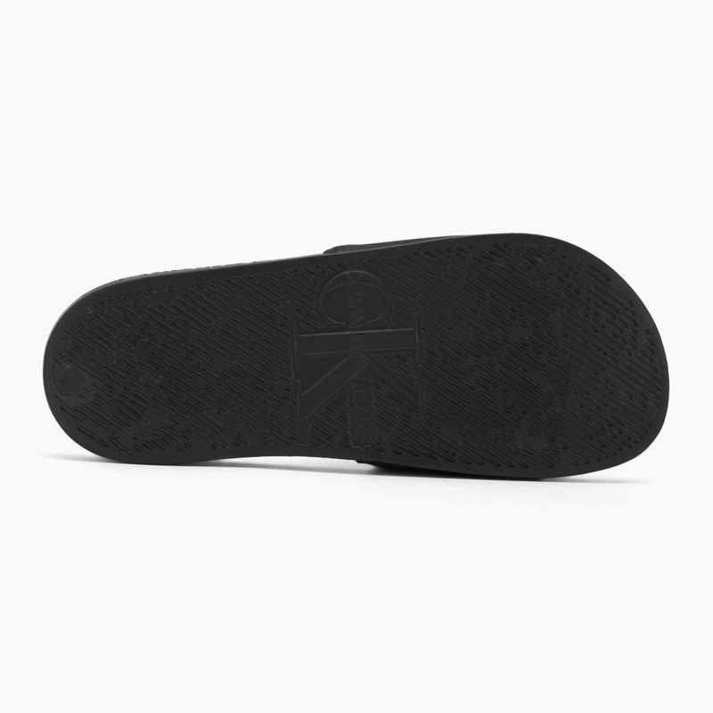 Calvin Klein дамски джапанки YW0YW01713 Slide Monogram Hardware triple black 4