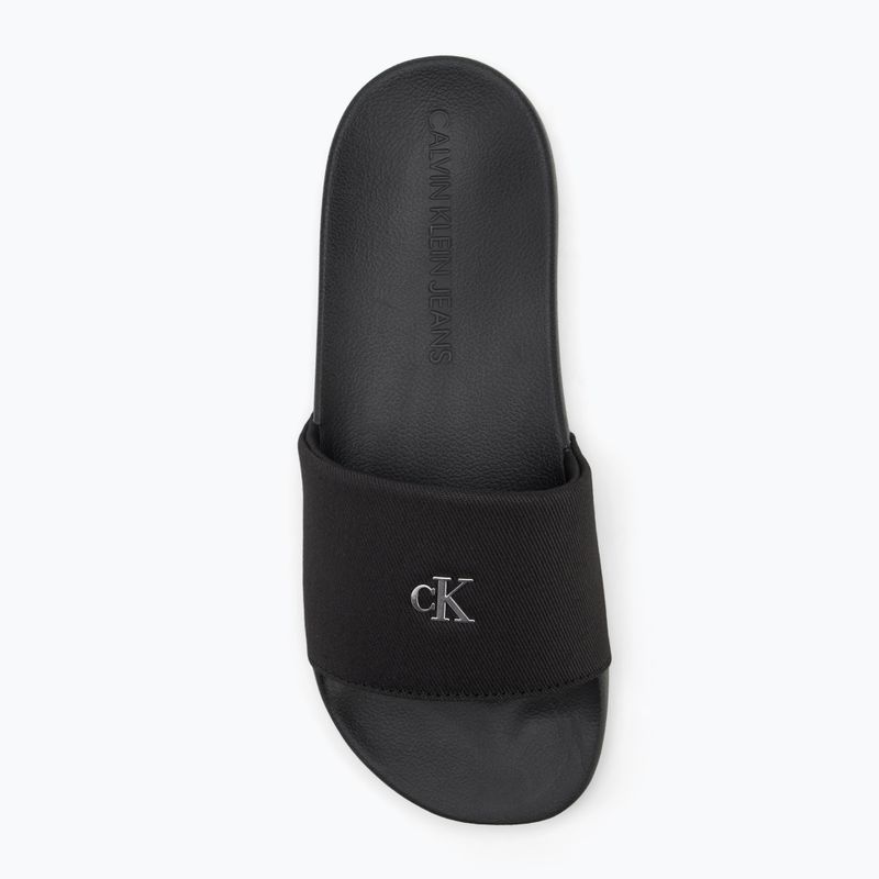 Calvin Klein дамски джапанки YW0YW01713 Slide Monogram Hardware triple black 5