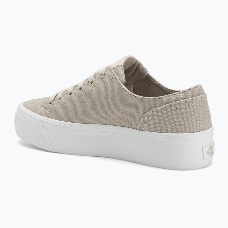 Calvin Klein дамски маратонки YW0YW01763 Vulc Flatform Low Cv MG яйчена черупка/кремаво бяло 3