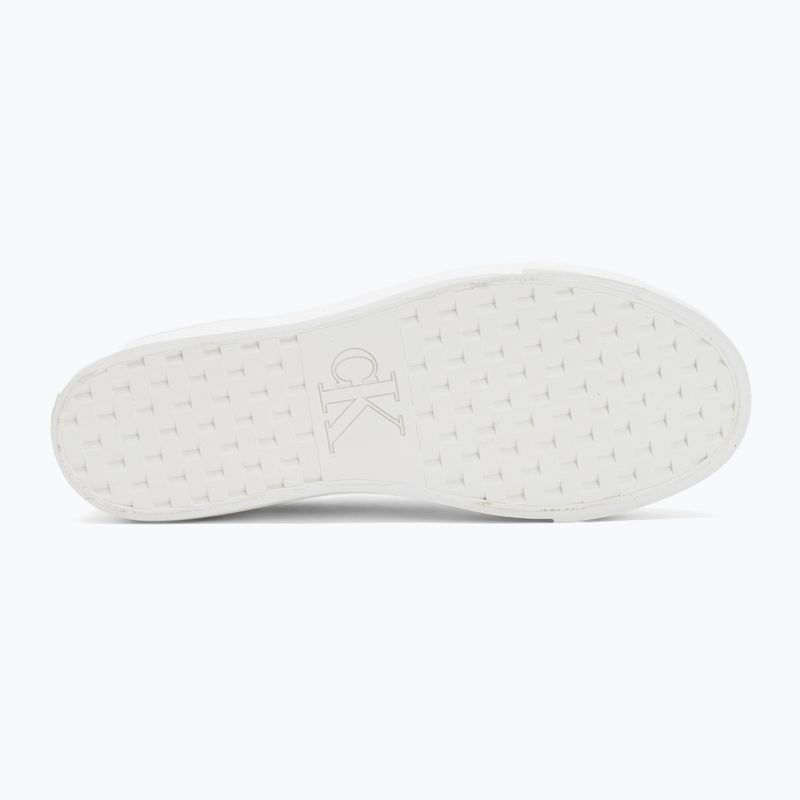 Calvin Klein дамски маратонки YW0YW01763 Vulc Flatform Low Cv MG яйчена черупка/кремаво бяло 4