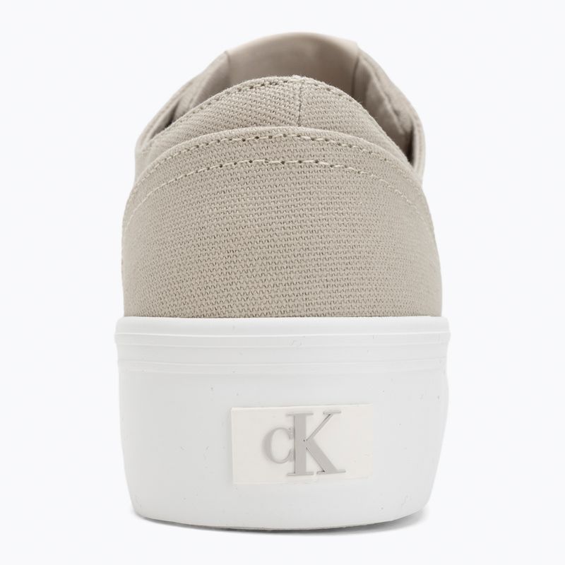 Calvin Klein дамски маратонки YW0YW01763 Vulc Flatform Low Cv MG яйчена черупка/кремаво бяло 6