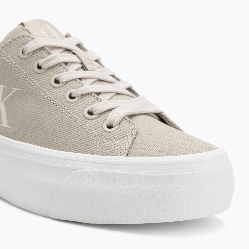 Calvin Klein дамски маратонки YW0YW01763 Vulc Flatform Low Cv MG яйчена черупка/кремаво бяло 7