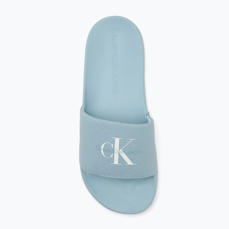 Дамски чехли Calvin Klein YW0YW01835 Slide Monogram Wn triple cloud blue 5