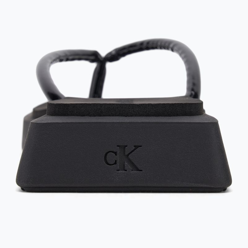 Дамски джапанки Calvin Klein YW0YW01716 Sq Low Wedge Sandal Stitch triple black 6