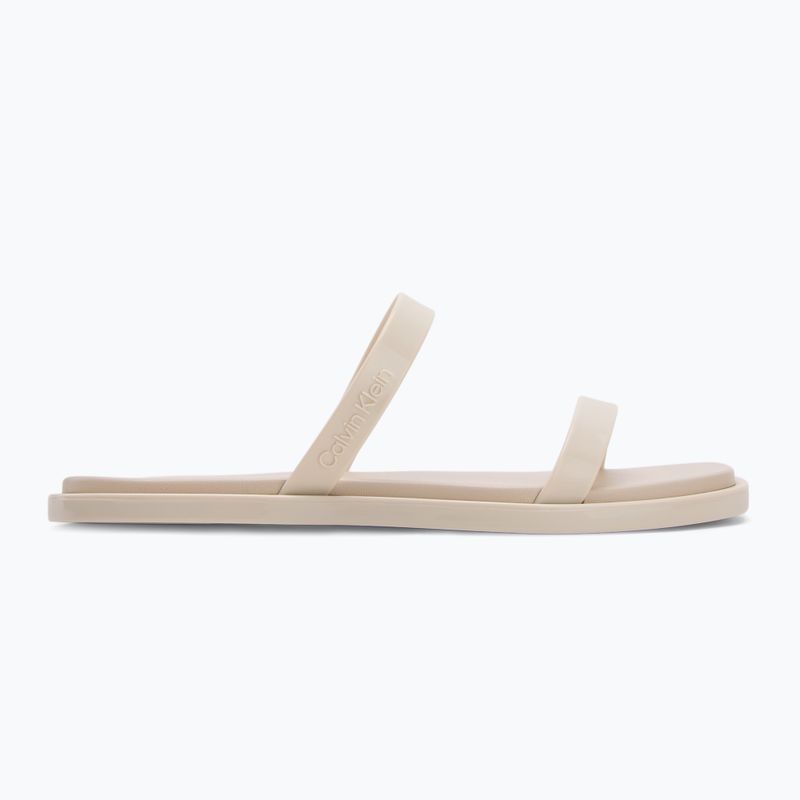 Джапанки за жени Calvin Klein HW0HW02417 Double Bar Slide - Jelly turtle dove 2