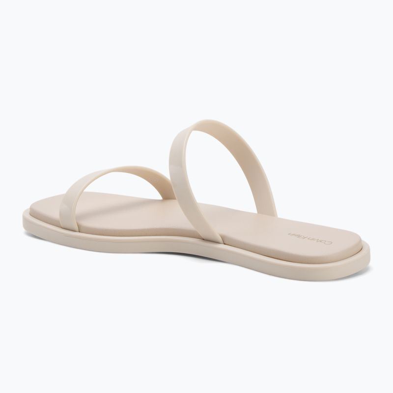Джапанки за жени Calvin Klein HW0HW02417 Double Bar Slide - Jelly turtle dove 3