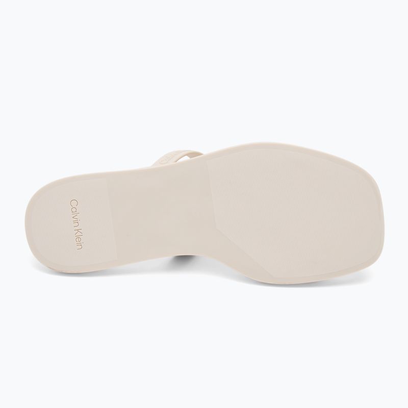 Джапанки за жени Calvin Klein HW0HW02417 Double Bar Slide - Jelly turtle dove 4