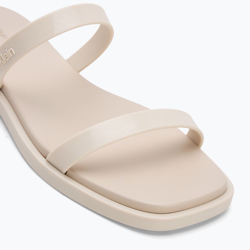 Джапанки за жени Calvin Klein HW0HW02417 Double Bar Slide - Jelly turtle dove 7