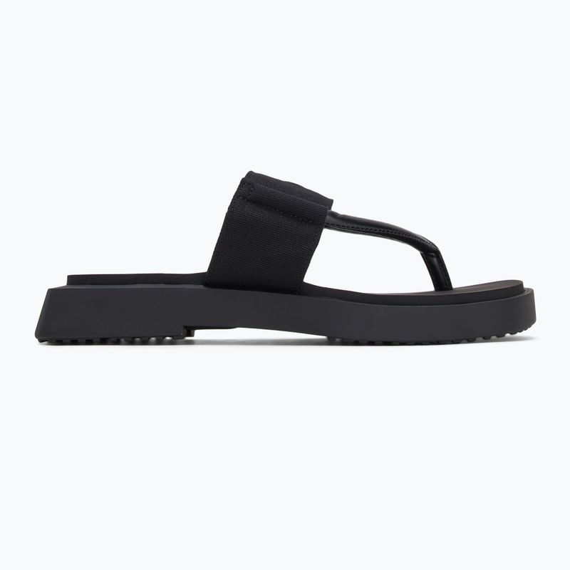 Дамски джапанки Calvin Klein YW0YW01717 Sq Low Wedge Sandal Rope triple black 2