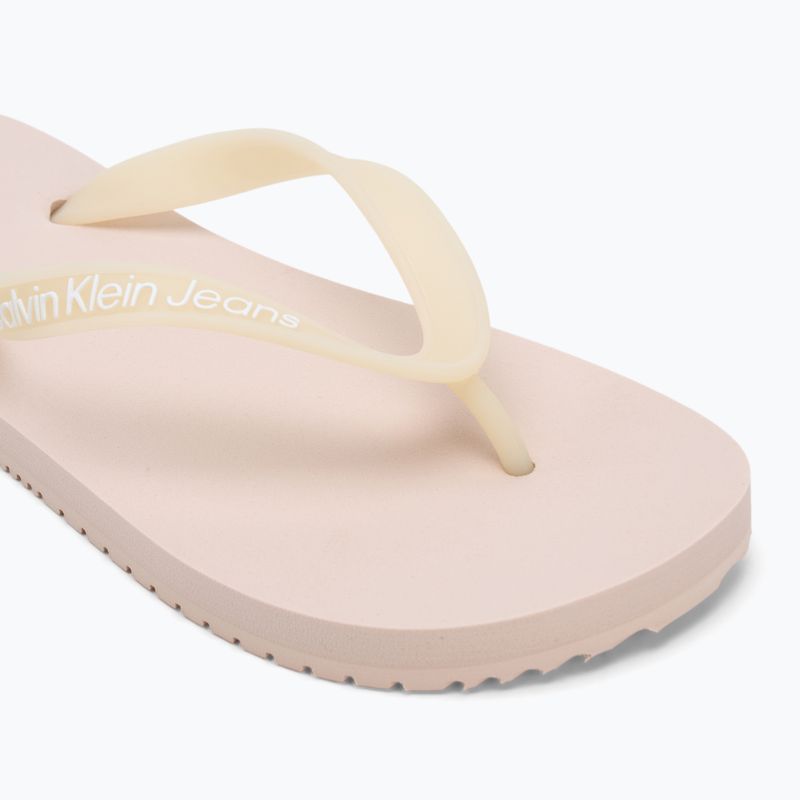 Calvin Klein дамски джапанки YW0YW01829 Beach Sandal Transparent Tpu whisper pink/bright white 7