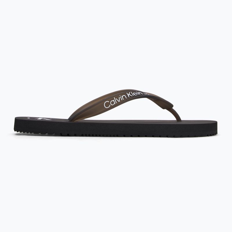 Calvin Klein дамски джапанки YW0YW01829 Beach Sandal Transparent Tpu black 2