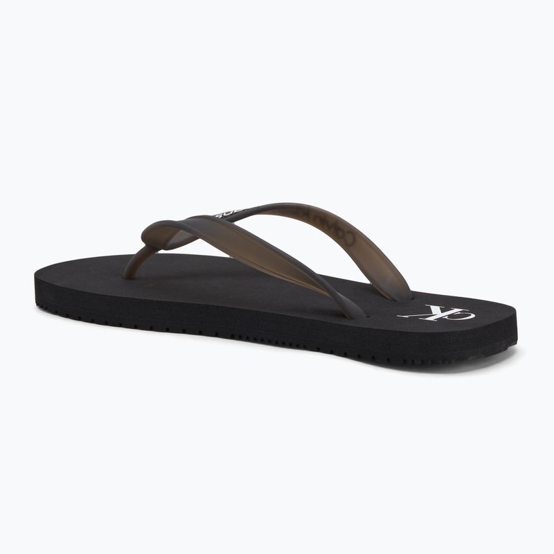 Calvin Klein дамски джапанки YW0YW01829 Beach Sandal Transparent Tpu black 3