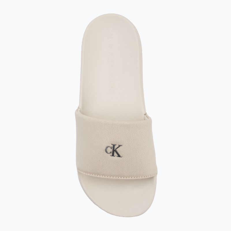 Calvin Klein дамски джапанки YW0YW01713 Slide Monogram Hardware turtle dove 5