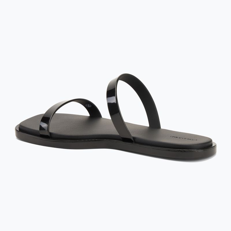 Calvin Klein дамски джапанки HW0HW02417 Double Bar Slide - Jelly black 3
