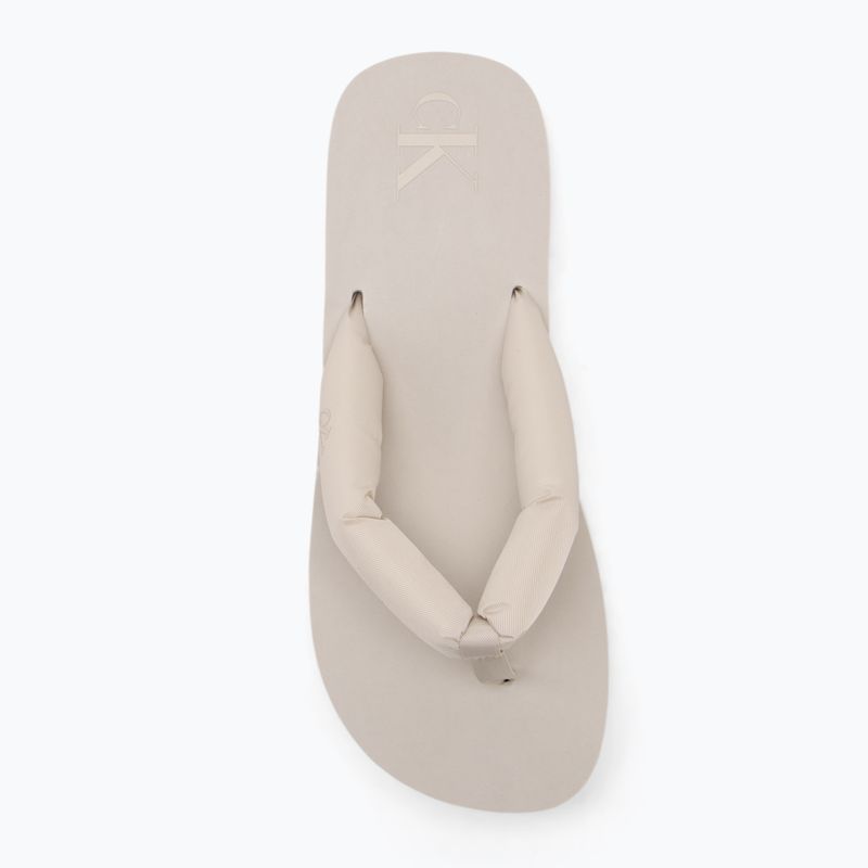 Дамски плажен сандал Calvin Klein YW0YW01723 Flatform Ttxr Сатенени джапанки с тройна черупка 5