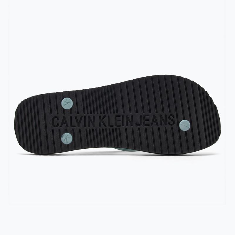 Calvin Klein дамски джапанки YW0YW01719 Beach Sandal Monologo Tpu black/cloud blue 4