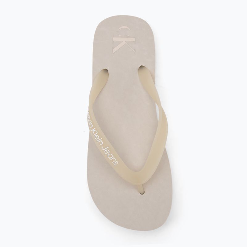 Calvin Klein дамски джапанки YW0YW01830 Beach Sandal Flatform Tpu eggshell/bright white 5
