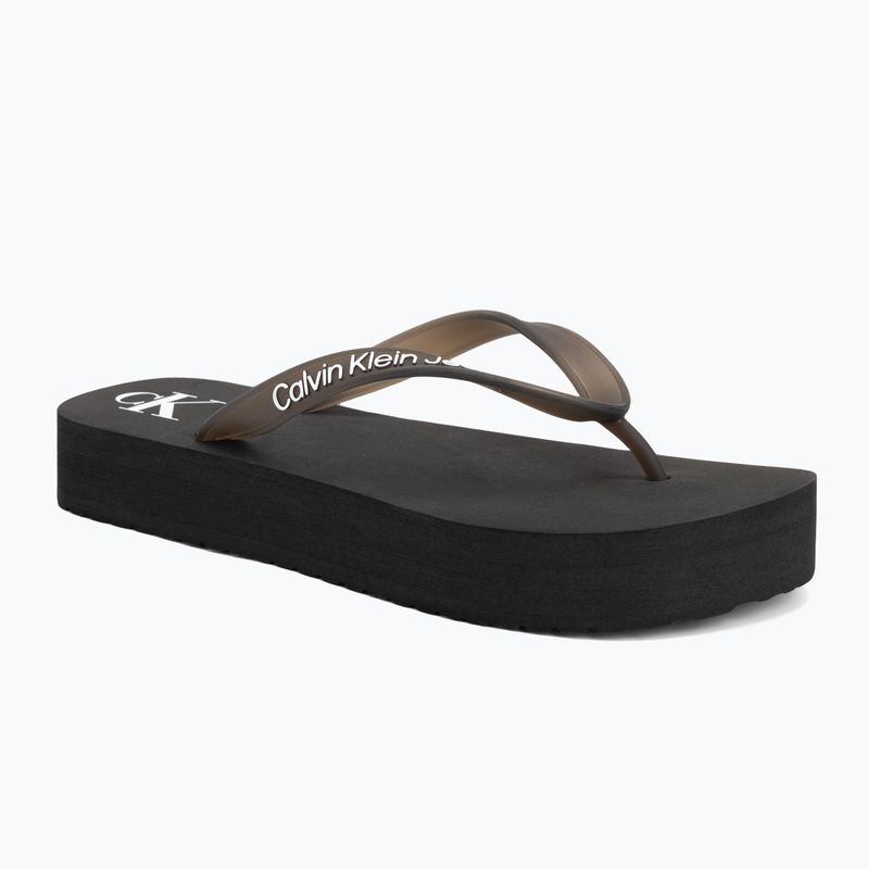Дамски джапанки Calvin Klein YW0YW01830 Beach Sandal Flatform Tpu black/bright white