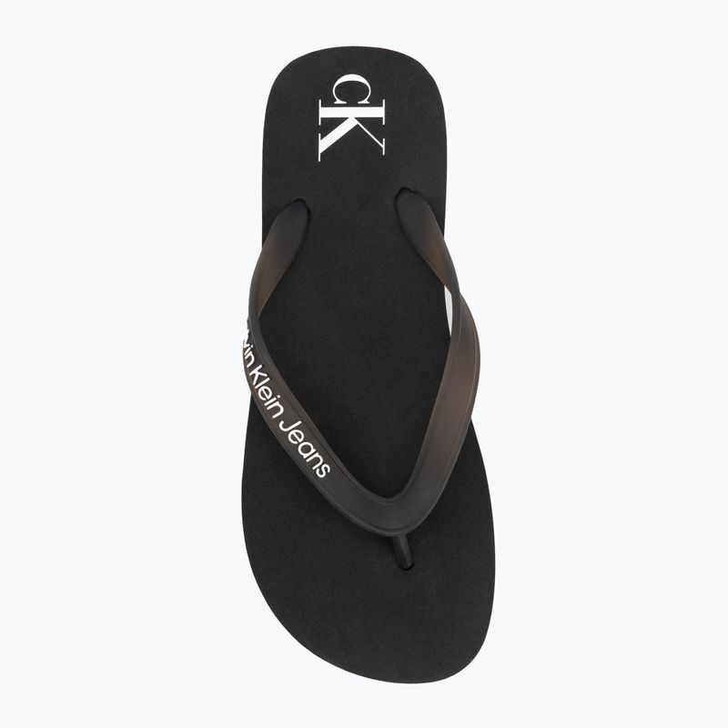 Дамски джапанки Calvin Klein YW0YW01830 Beach Sandal Flatform Tpu black/bright white 5