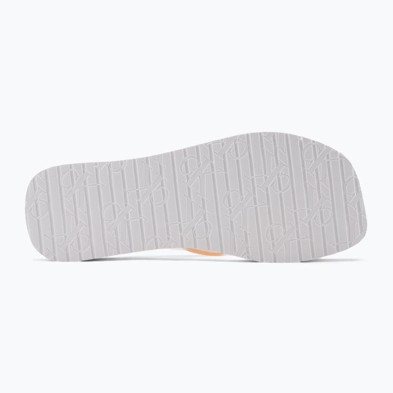 Calvin Klein дамски джапанки YW0YW01720 Thong+ Tpu Metallic whisper pink/bright white 4