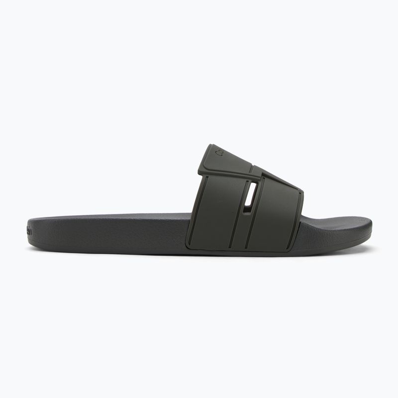 Calvin Klein мъжки джапанки HM0HM01752 Pool Slide Double T dark olive 2