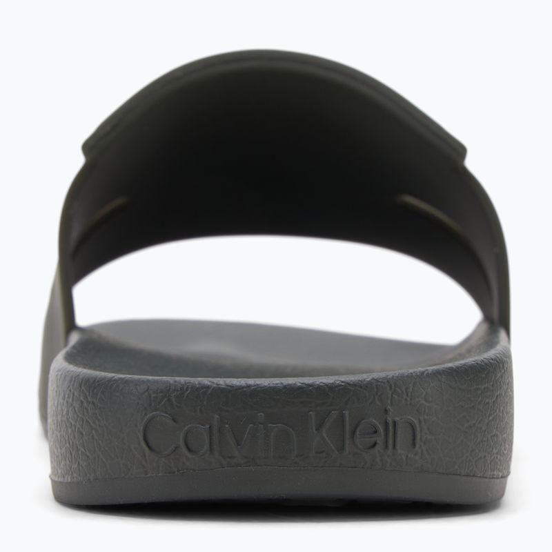 Calvin Klein мъжки джапанки HM0HM01752 Pool Slide Double T dark olive 6