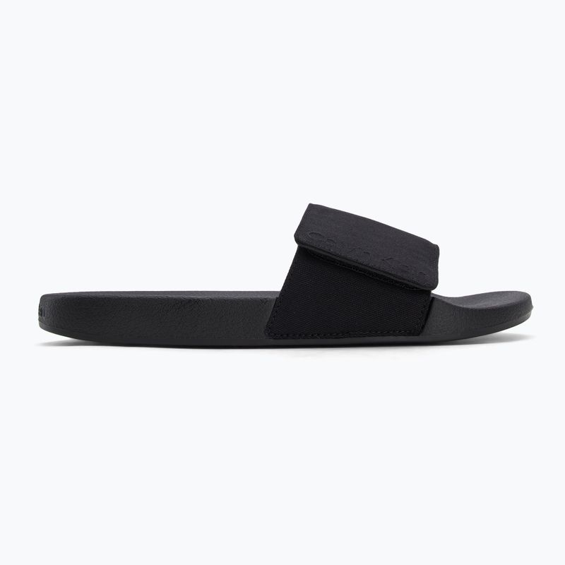 Calvin Klein мъжки джапанки HM0HM01749 Adj Pool Slide Canvas Logo black 2