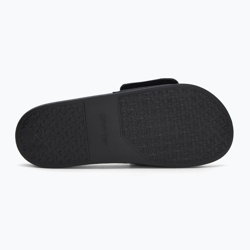Calvin Klein мъжки джапанки HM0HM01749 Adj Pool Slide Canvas Logo black 4