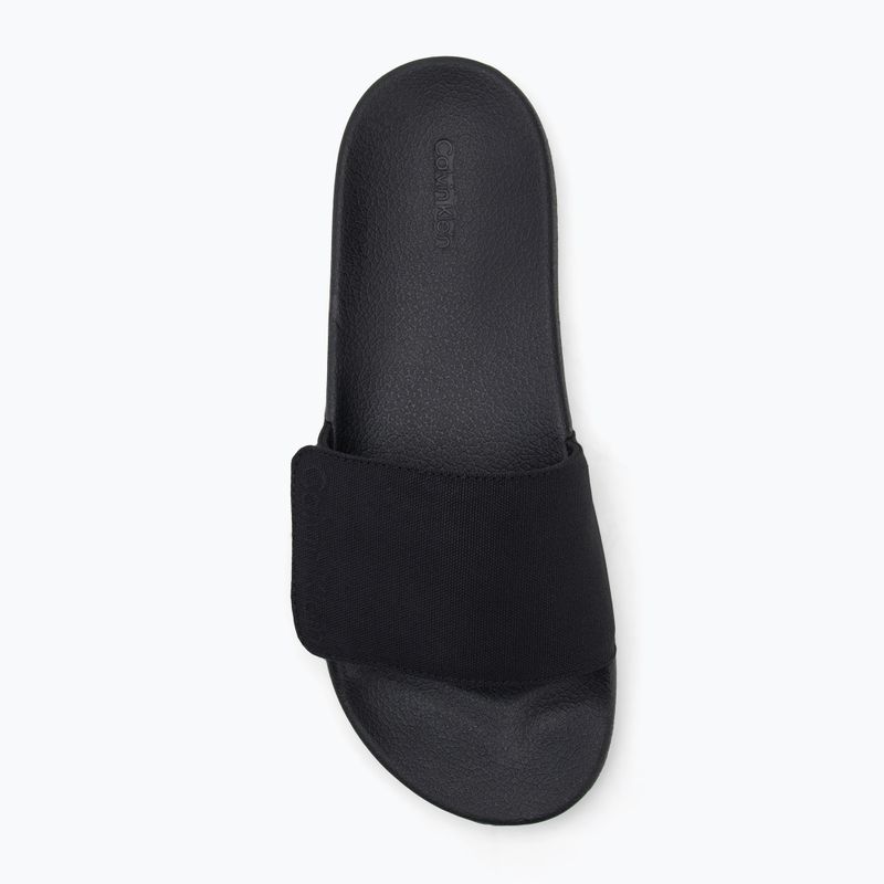 Calvin Klein мъжки джапанки HM0HM01749 Adj Pool Slide Canvas Logo black 5