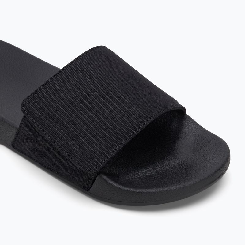 Calvin Klein мъжки джапанки HM0HM01749 Adj Pool Slide Canvas Logo black 7