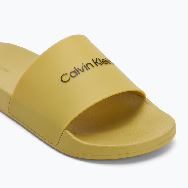 Мъжки джапанки Calvin Klein HM0HM00455 Pool Slide Rubber масло от авокадо 7