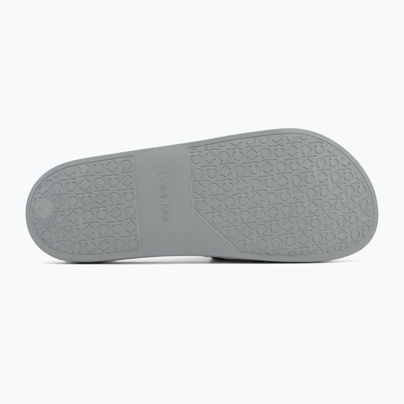 Calvin Klein джапанки за мъже HM0HM01752 Pool Slide Double T granite road 4