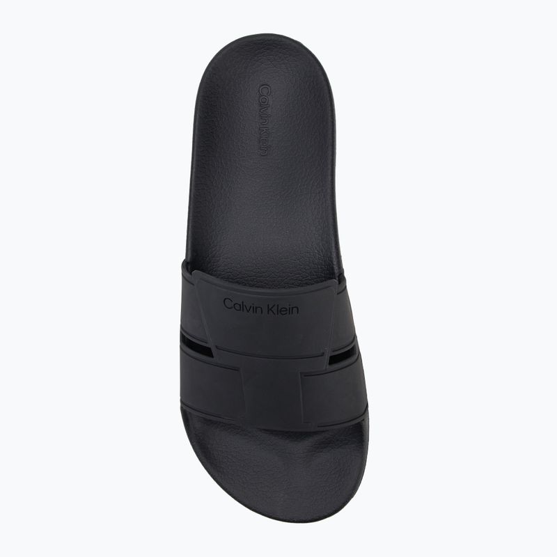 Calvin Klein мъжки джапанки HM0HM01752 Pool Slide Double T black 5