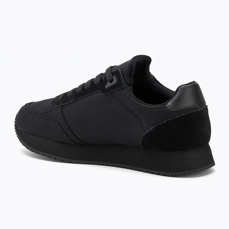 Мъжки обувки Calvin Klein YM0YM01217 Runner Sock Laceup Mg Canvas triple black 3