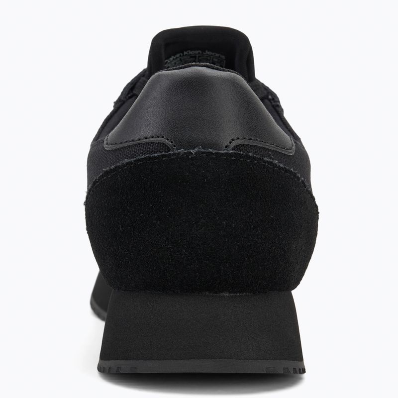 Мъжки обувки Calvin Klein YM0YM01217 Runner Sock Laceup Mg Canvas triple black 6