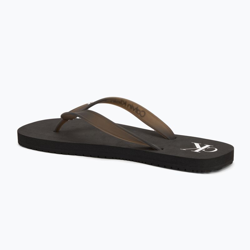 Мъжки Calvin Klein YM0YM01267 Beach Sandal Transparent Tpu black/bright white джапанки 3