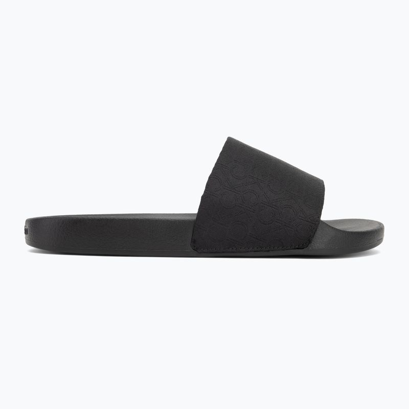 Calvin Klein мъжки джапанки HM0HM01762 Pool Slide Jaq Mono black mono jacquard 2