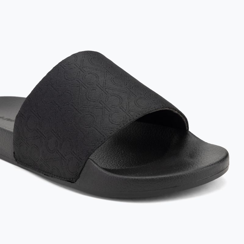 Calvin Klein мъжки джапанки HM0HM01762 Pool Slide Jaq Mono black mono jacquard 7