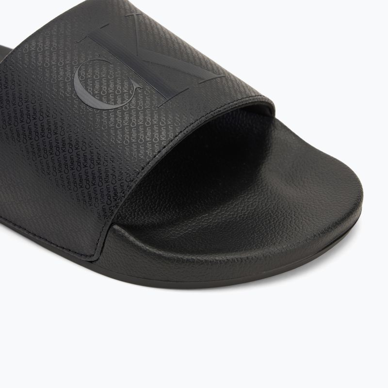 Мъжки джапанки Calvin Klein YM0YM01269 Slide Aop Print triple black 7
