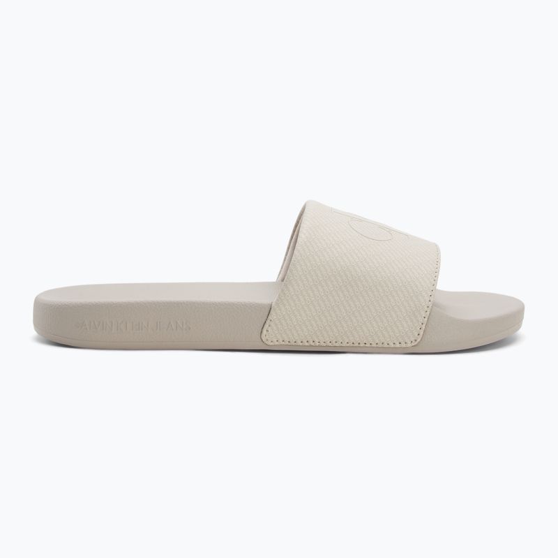 Мъжки джапанки Calvin Klein YM0YM01269 Slide Aop Print eggshell/turtle dove 2