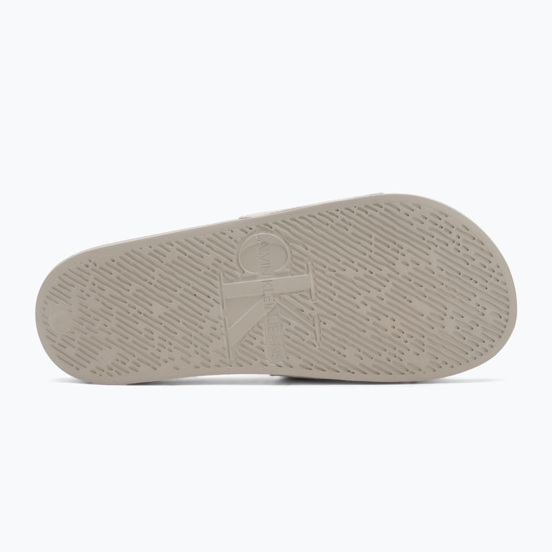 Мъжки джапанки Calvin Klein YM0YM01269 Slide Aop Print eggshell/turtle dove 4