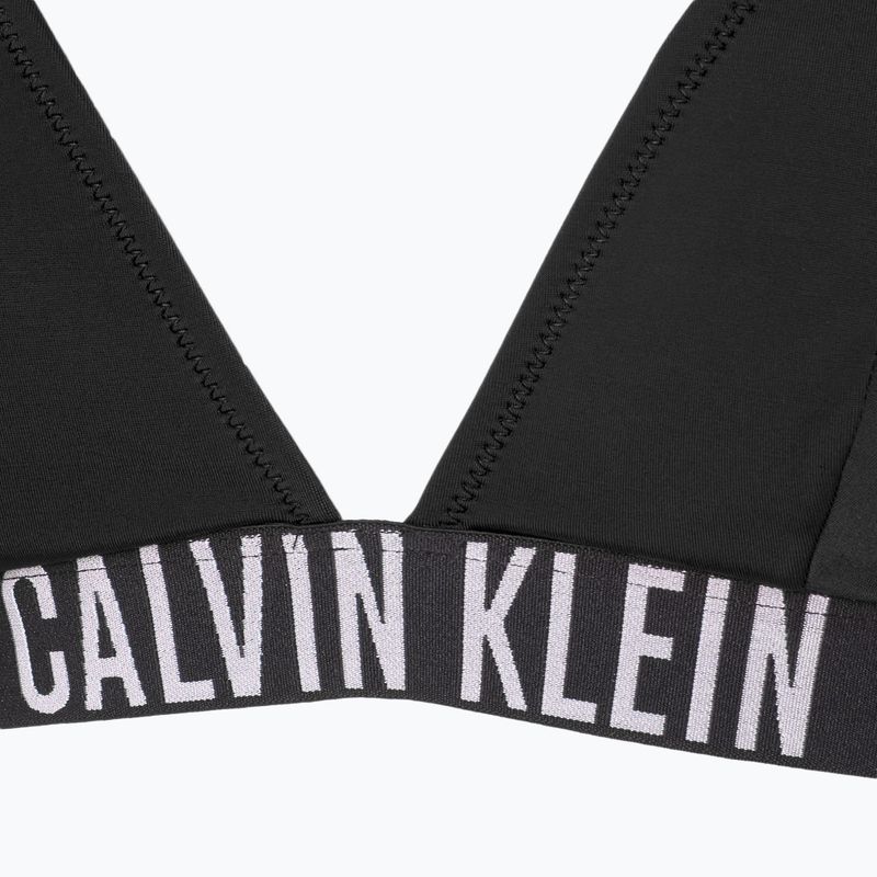 Горнище на бански костюм Calvin Klein KW0KW02854 Intense Power Triangle-RP pvh black 3
