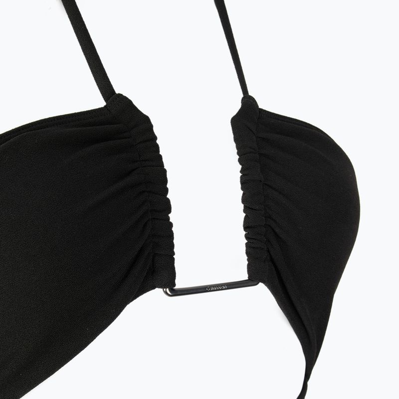 Дамски бански костюм от една част Calvin Klein KW0KW02813 Ck Wire Plunge One Piece-RP pvh black 3
