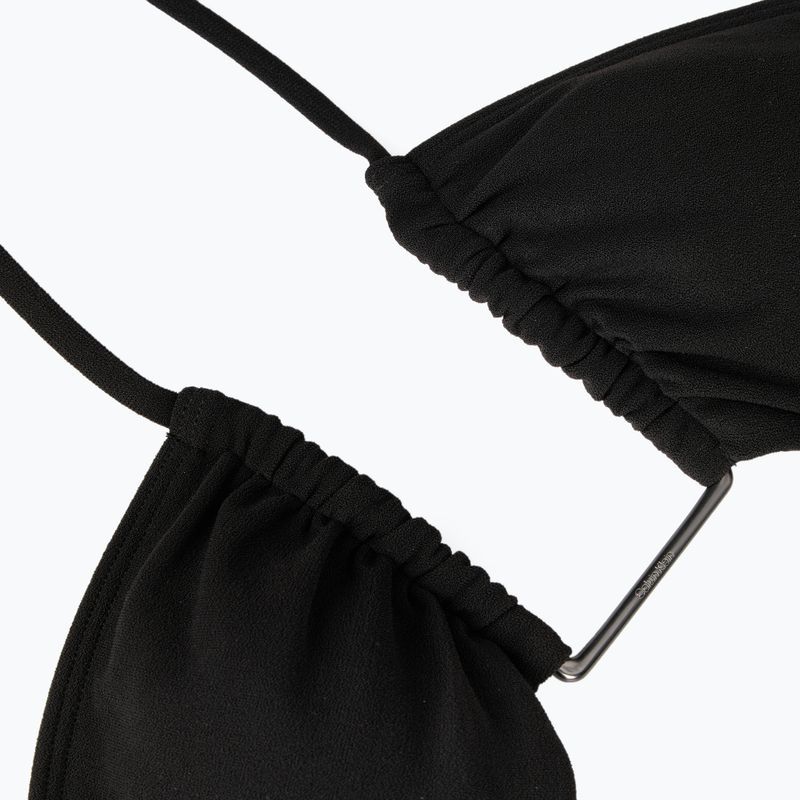 Дамски бански костюм от една част Calvin Klein KW0KW02813 Ck Wire Plunge One Piece-RP pvh black 4