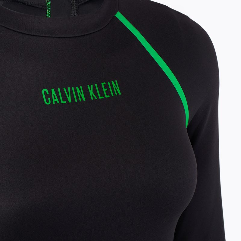 Дамски бански костюм от една част Calvin Klein KW0KW02790 Intense Power Move Rashguard One Piece pvh black 3